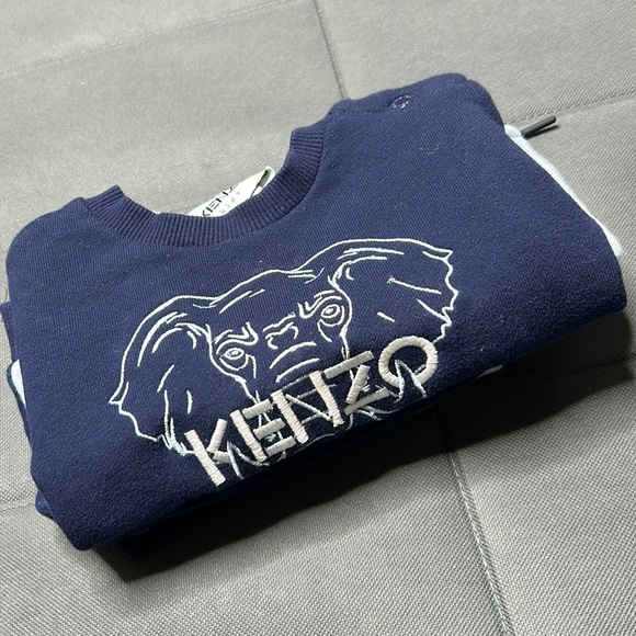 Blue baby boy Kenzo matching set - Picture 4 of 4